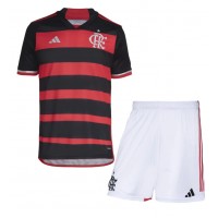 Echipament fotbal Flamengo Tricou Acasa 2024-25 pentru copii maneca scurta (+ Pantaloni scurti)